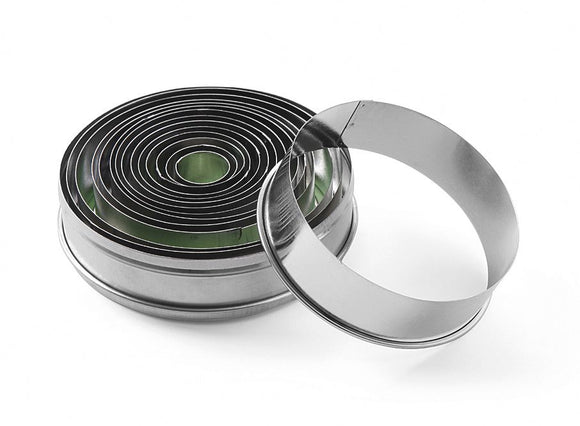 Kuttersett med takket kant - Rund - 14 deler - for Storkjøkken - XL - Storkjøkken