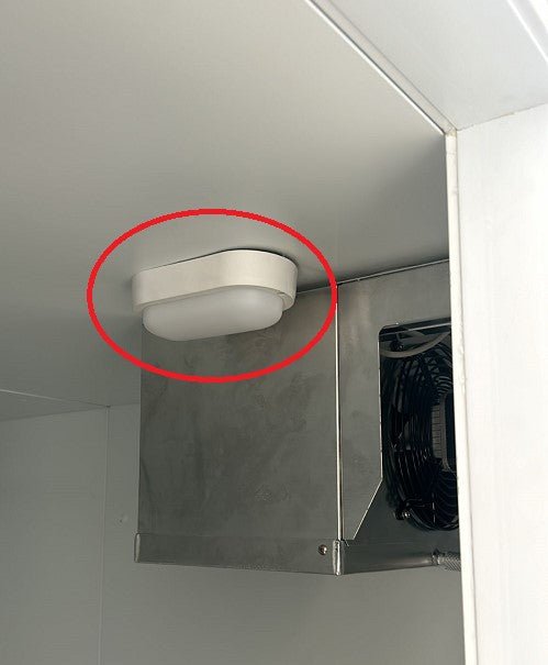 Lampe til kjøle/fryserom 7489 - for Storkjøkken - XL - Storkjøkken