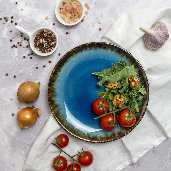 Lazur organisk formet tallerken, 270x190mm, Min. kjøp: 3 - for Storkjøkken - XL - Storkjøkken