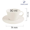 Line elegant espressokopp, 90 ml, Min. kjøp: 6 - for Storkjøkken - XL - Storkjøkken