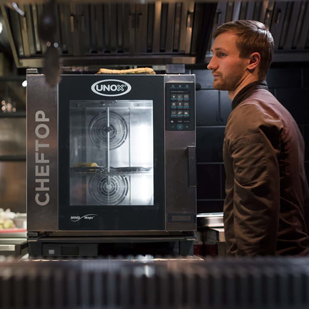 Cheftop Plus kombidamper 7 GN - høyrehengslet