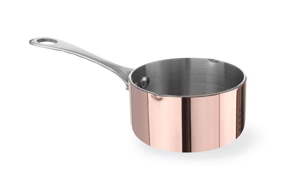 Liten Blåskjell og kasseroller - Sauspanne med tut, ø50x (h) 30mm - for Storkjøkken - XL - Storkjøkken
