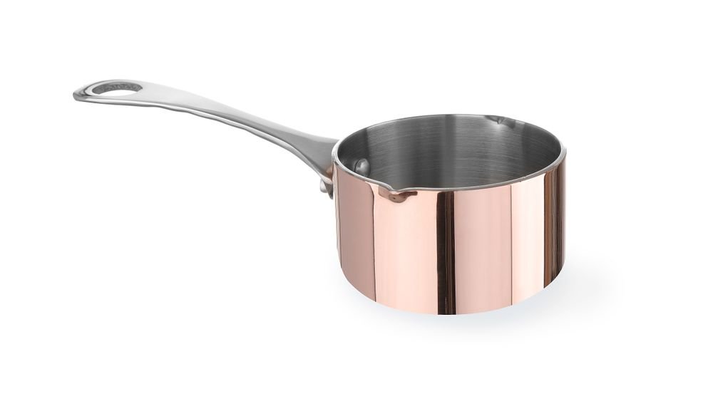 Liten Blåskjell og kasseroller - Sauspanne med tut, ø75x (h) 40mm - for Storkjøkken - XL - Storkjøkken