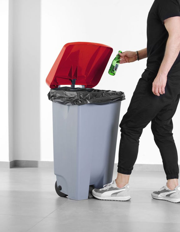 Lokk til søppelbeholder, rød, 505x415mm - for Storkjøkken - XL - Storkjøkken