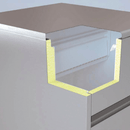 Luftkjølt isbitmaskin Coolice 21 kg / 24t, beholder 4 kg - for Storkjøkken - XL - Storkjøkken