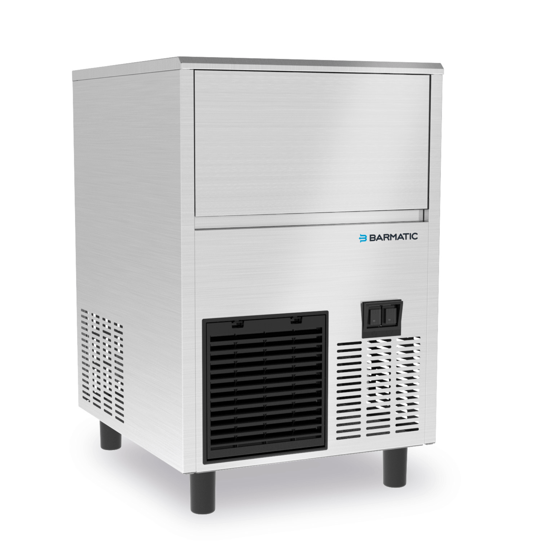 Luftkjølt isbitmaskin Coolice 33 kg / 24t, beholder 16 kg - for Storkjøkken - XL - Storkjøkken