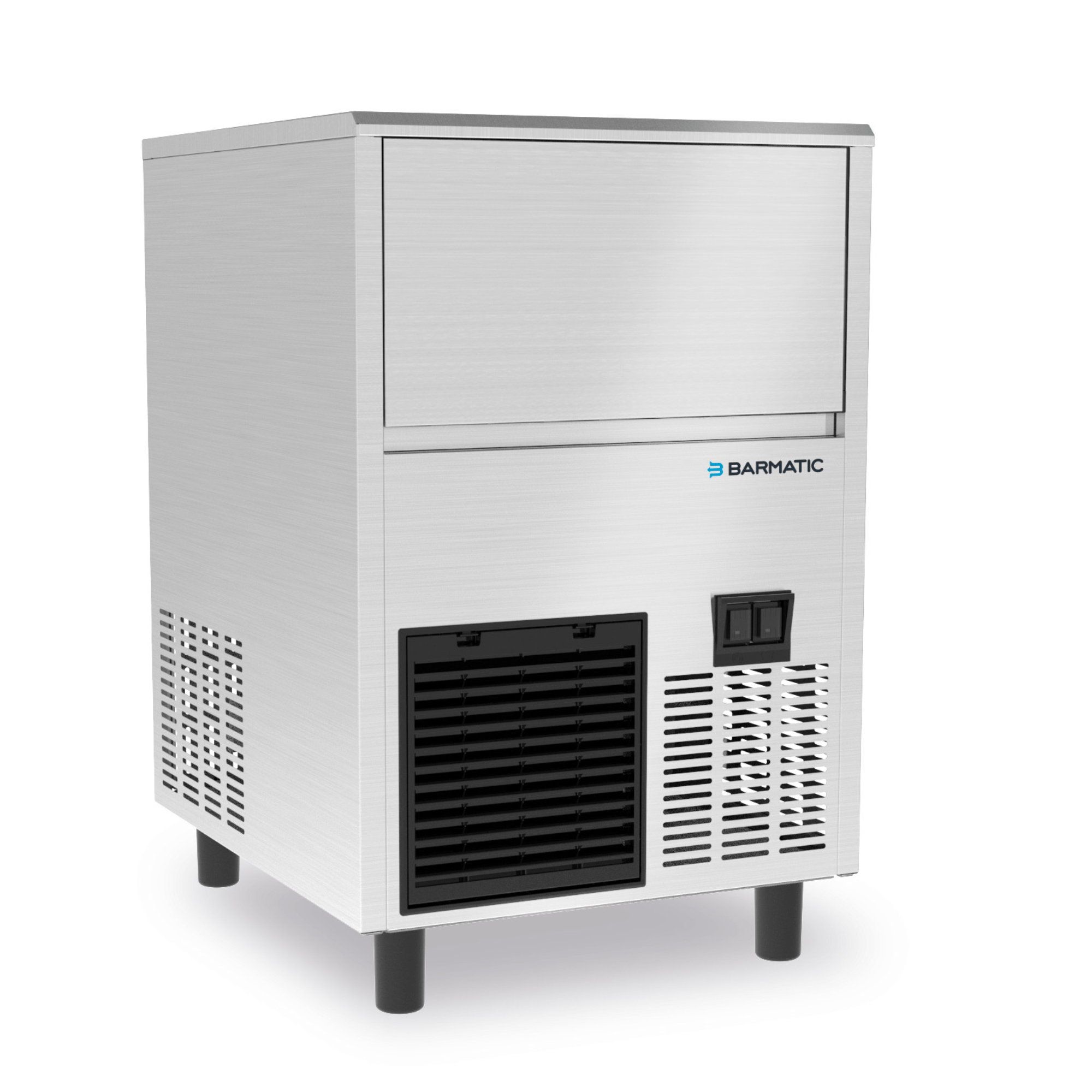 Luftkjølt isbitmaskin Coolice 33 kg / 24t, beholder 16 kg - for Storkjøkken - XL - Storkjøkken