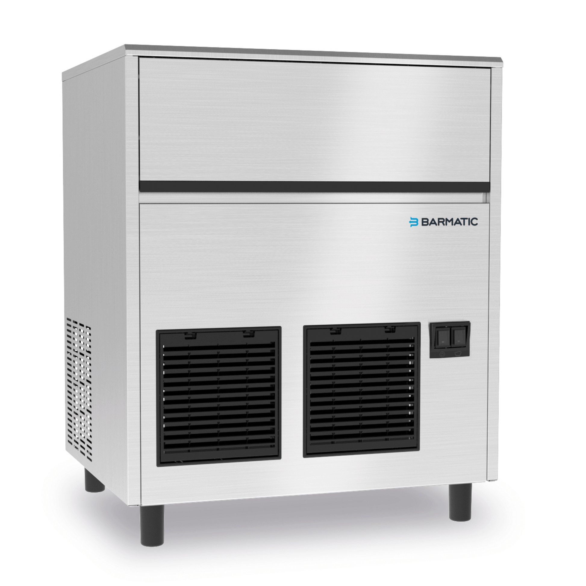 Luftkjølt isbitmaskin Coolice 85 kg / 24 timer, beholder 40 kg - for Storkjøkken - XL - Storkjøkken