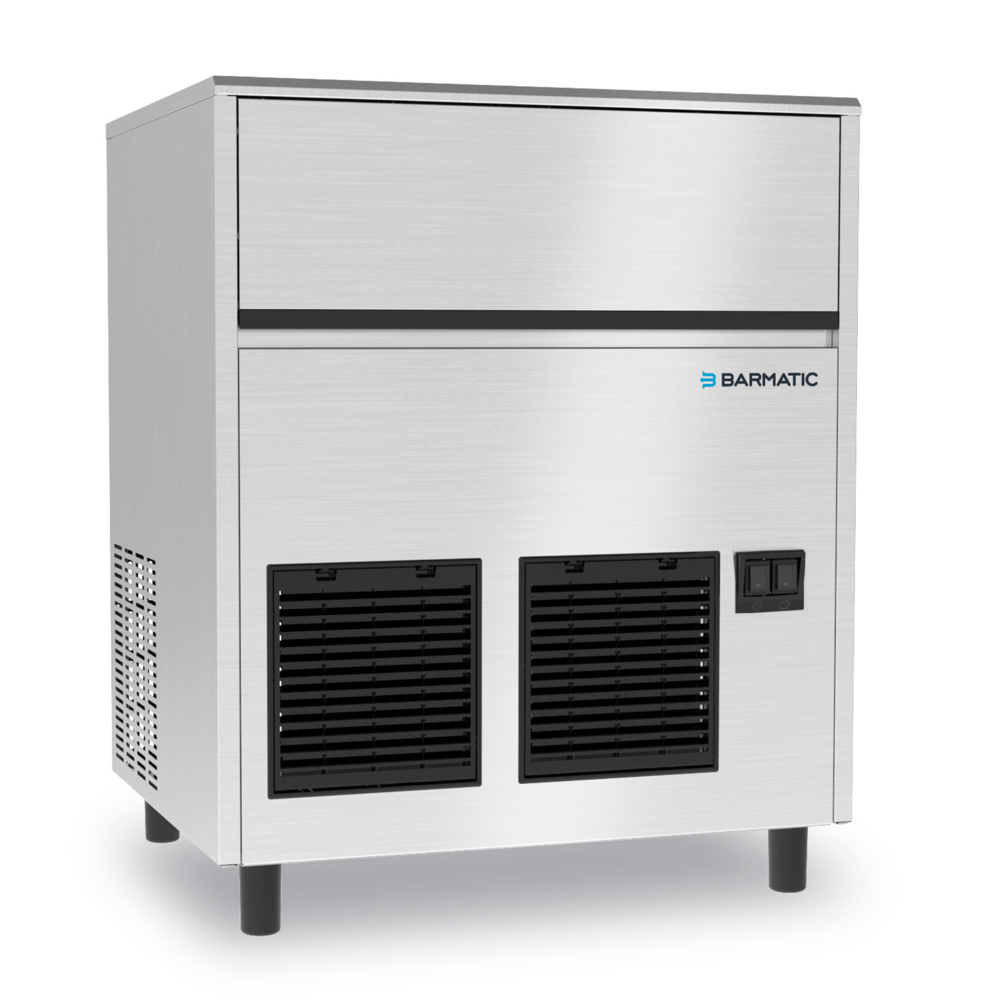 Luftkjølt isbitmaskin Coolice 85 kg / 24 timer, beholder 40 kg - for Storkjøkken - XL - Storkjøkken
