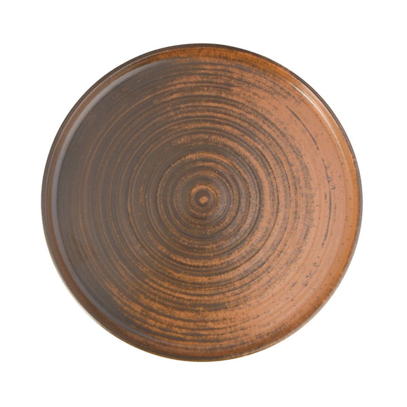 Lykke Brun høykantplate, 180mm, Min. kjøp: 6 - for Storkjøkken - XL - Storkjøkken