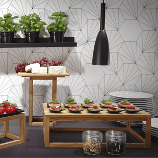 Madeira eikebrett GN 1/1 - for Storkjøkken - XL - Storkjøkken