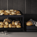 Madeira svart brett GN 1/1 530x325x40 mm - for Storkjøkken - XL - Storkjøkken