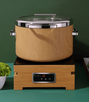 Madeira svart etui for buffet induksjonsvarmer 239551 - for Storkjøkken - XL - Storkjøkken