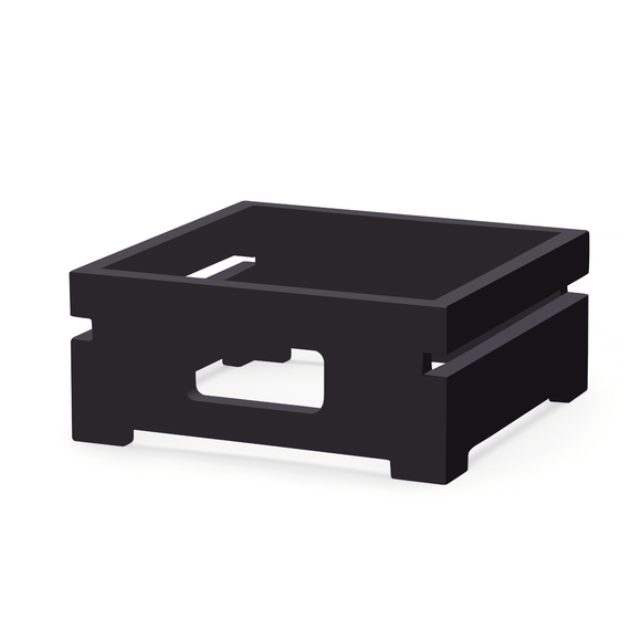 Madeira svart etui for buffet induksjonsvarmer 239551 - for Storkjøkken - XL - Storkjøkken