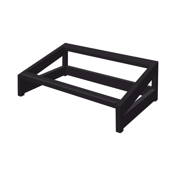 Madeira svart skråstilt bunn GN 1/1 - for Storkjøkken - XL - Storkjøkken