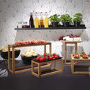 Madeira svart skråstilt bunn GN 1/1 - for Storkjøkken - XL - Storkjøkken