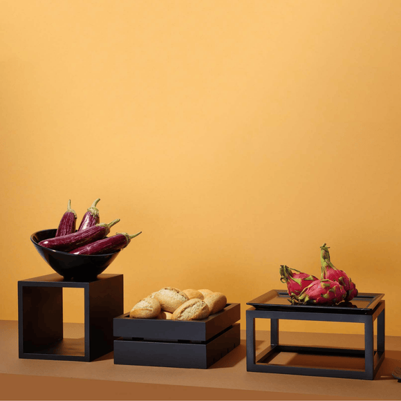 Madeira svart stativ 220x220x220 mm - for Storkjøkken - XL - Storkjøkken