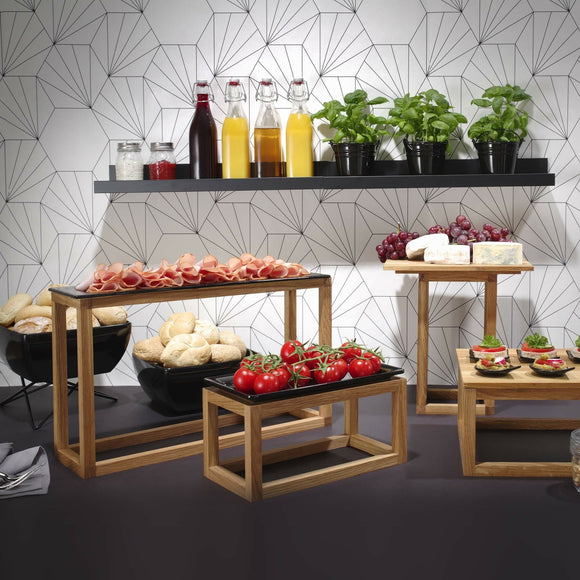 Madeira svart teakstativ 980/830 mm - for Storkjøkken - XL - Storkjøkken