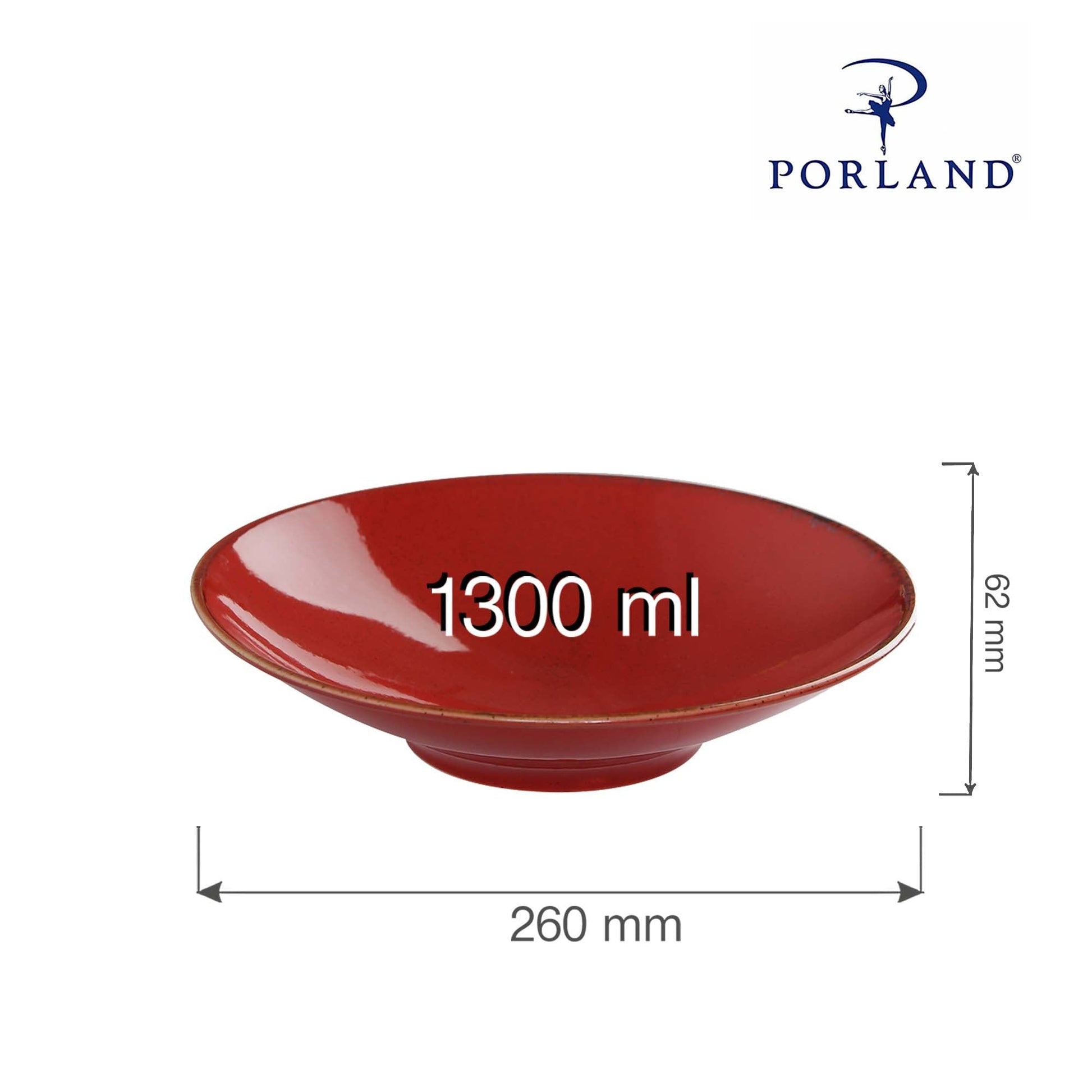 Magmaplate på fot, 260 x (H) 62 mm, Min. kjøp: 6 - for Storkjøkken - XL - Storkjøkken