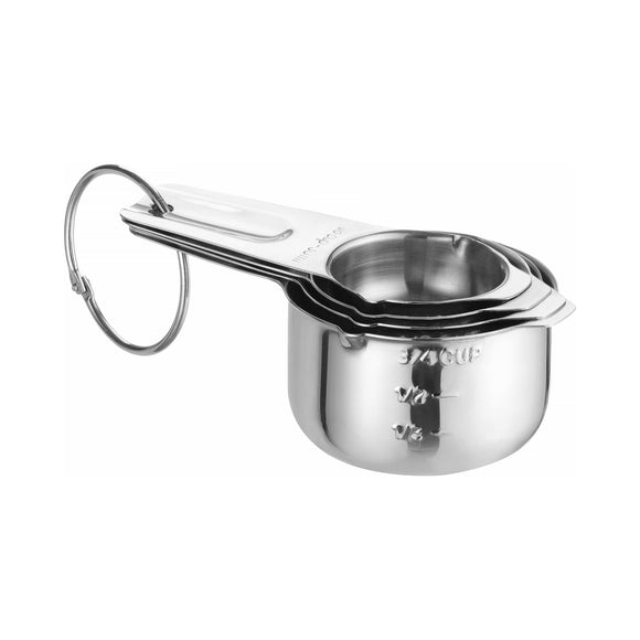 Målebeger - sett med 4 stk., Bar up, 135x80x(H)45mm - for Storkjøkken - XL - Storkjøkken