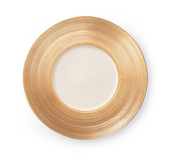 Manhattan bredkantet gullplate, 320 x (H) 37 mm - for Storkjøkken - XL - Storkjøkken