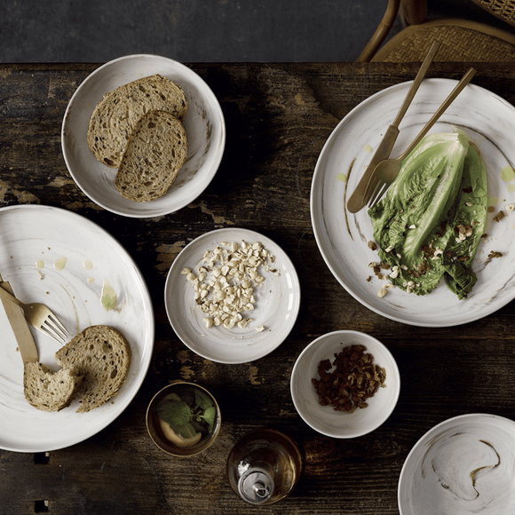 Marmorskål, 255 x (H) 78 mm - for Storkjøkken - XL - Storkjøkken