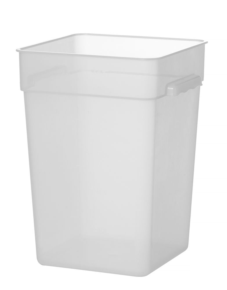 Matbeholder med gradering, 20,8L, 290x290x(H)400mm - for Storkjøkken - XL - Storkjøkken