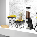 Melamin firkantet bolle til 171554, svart, 190x190x(h)90mm - for Storkjøkken - XL - Storkjøkken