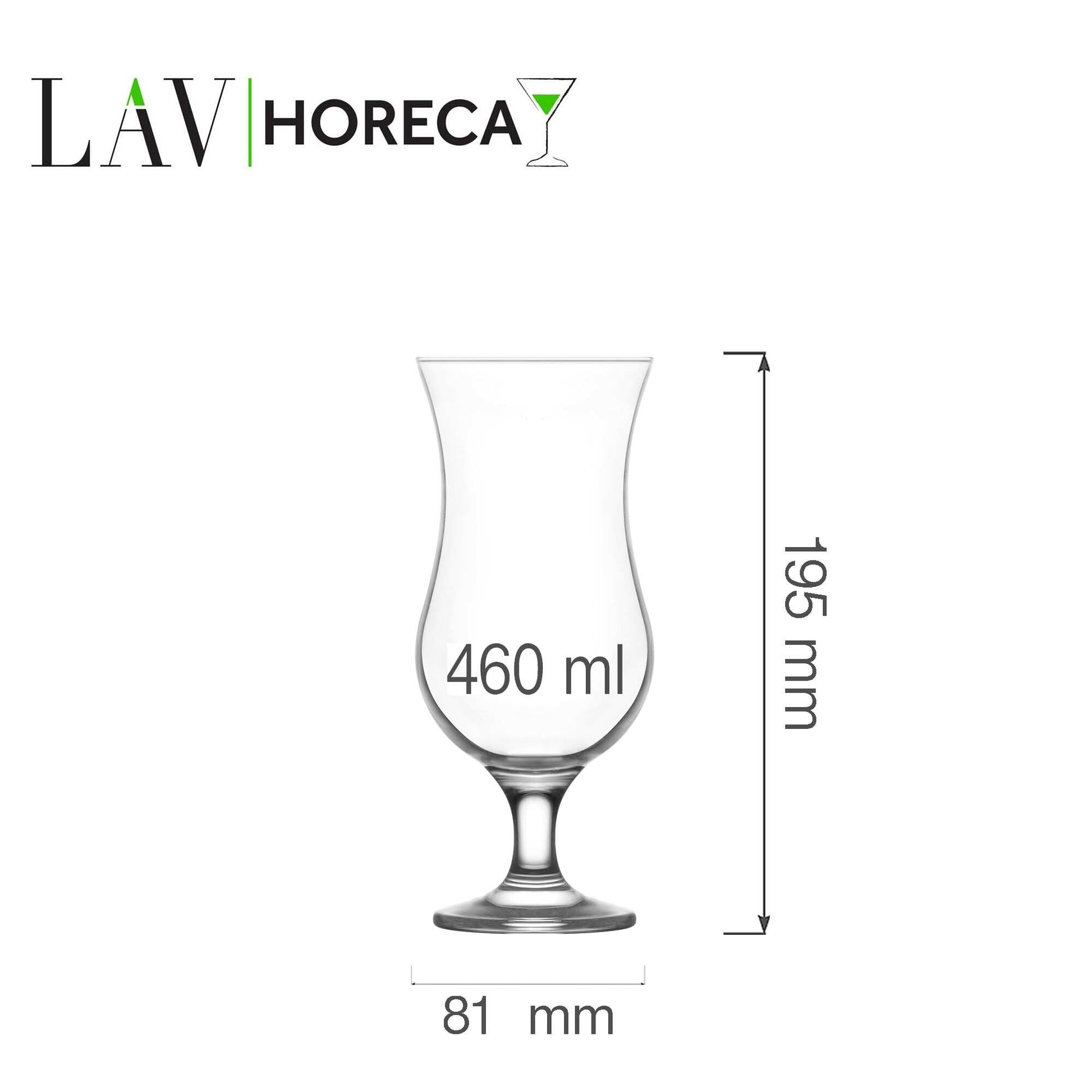 Miami cocktailglass 460 ml, LAV, Min. kjøp: 12 - for Storkjøkken - XL - Storkjøkken