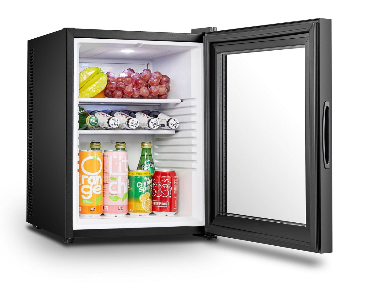 Minibar 40l glassdør peltier system - for Storkjøkken - XL - Storkjøkken