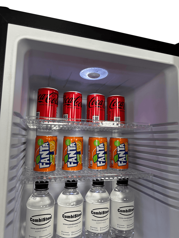 Minibar 40l glassdør peltier system - for Storkjøkken - XL - Storkjøkken