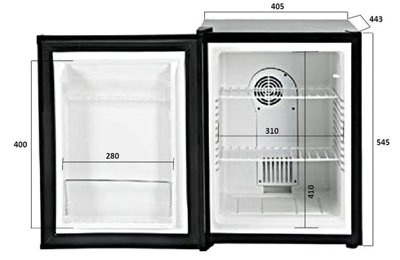 Minibar 40l peltier system - for Storkjøkken - XL - Storkjøkken