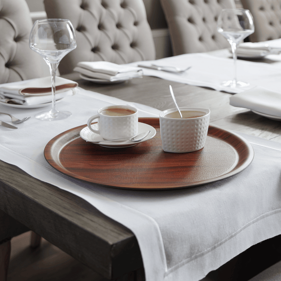 Montana sklisikkert brett, valnøtt - ovalt, 230 x 160 mm - for Storkjøkken - XL - Storkjøkken