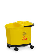 Moppbøtte, 16L, gul, 405x296x(H)340mm - for Storkjøkken - XL - Storkjøkken