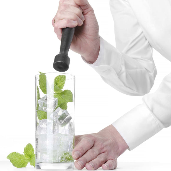 Muddler, Bar opp, glatt, svart, 34x207mm - for Storkjøkken - XL - Storkjøkken