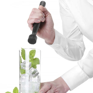 Muddler, Bar up, profilert, rutenett, svart, 34x207mm - for Storkjøkken - XL - Storkjøkken