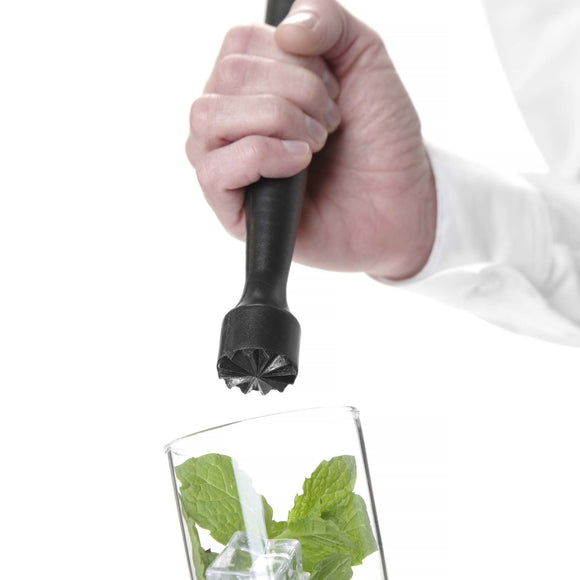 Muddler, Bar up, profilert, stjerneformet, svart, 34x207mm - for Storkjøkken - XL - Storkjøkken