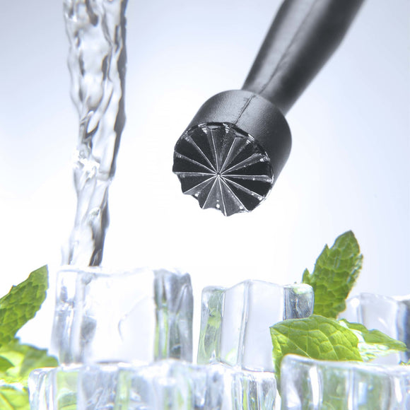 Muddler, Bar up, profilert, stjerneformet, svart, 34x207mm - for Storkjøkken - XL - Storkjøkken