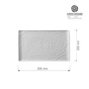 Nordisk - rektangulær tallerken 335x205mm, Min. kjøp: 2 - for Storkjøkken - XL - Storkjøkken