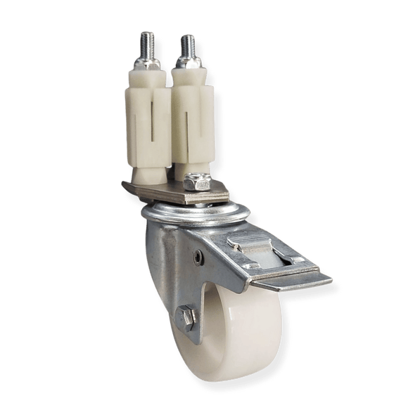 Oksygen vertikal profil innvendig rulle, sett med 2 (1 med brems, 1 uten) - for Storkjøkken - XL - Storkjøkken