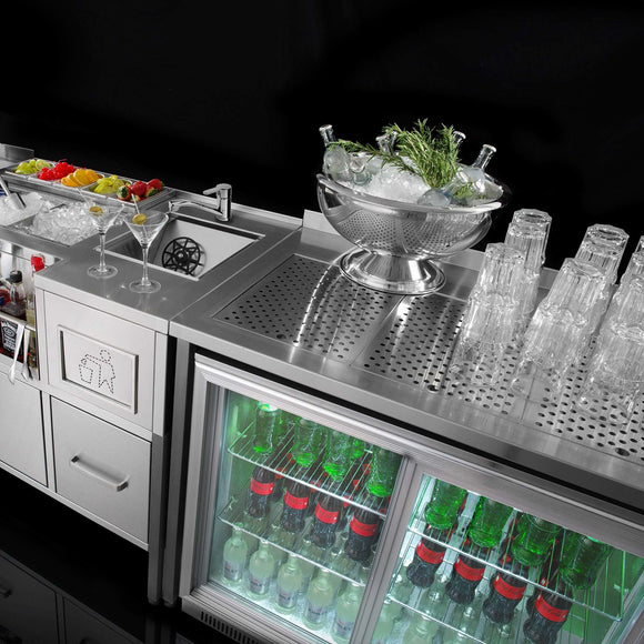 Oksygenbar - konstruksjonsbord, 600x650x(H)900 mm, Barmatic - for Storkjøkken - XL - Storkjøkken