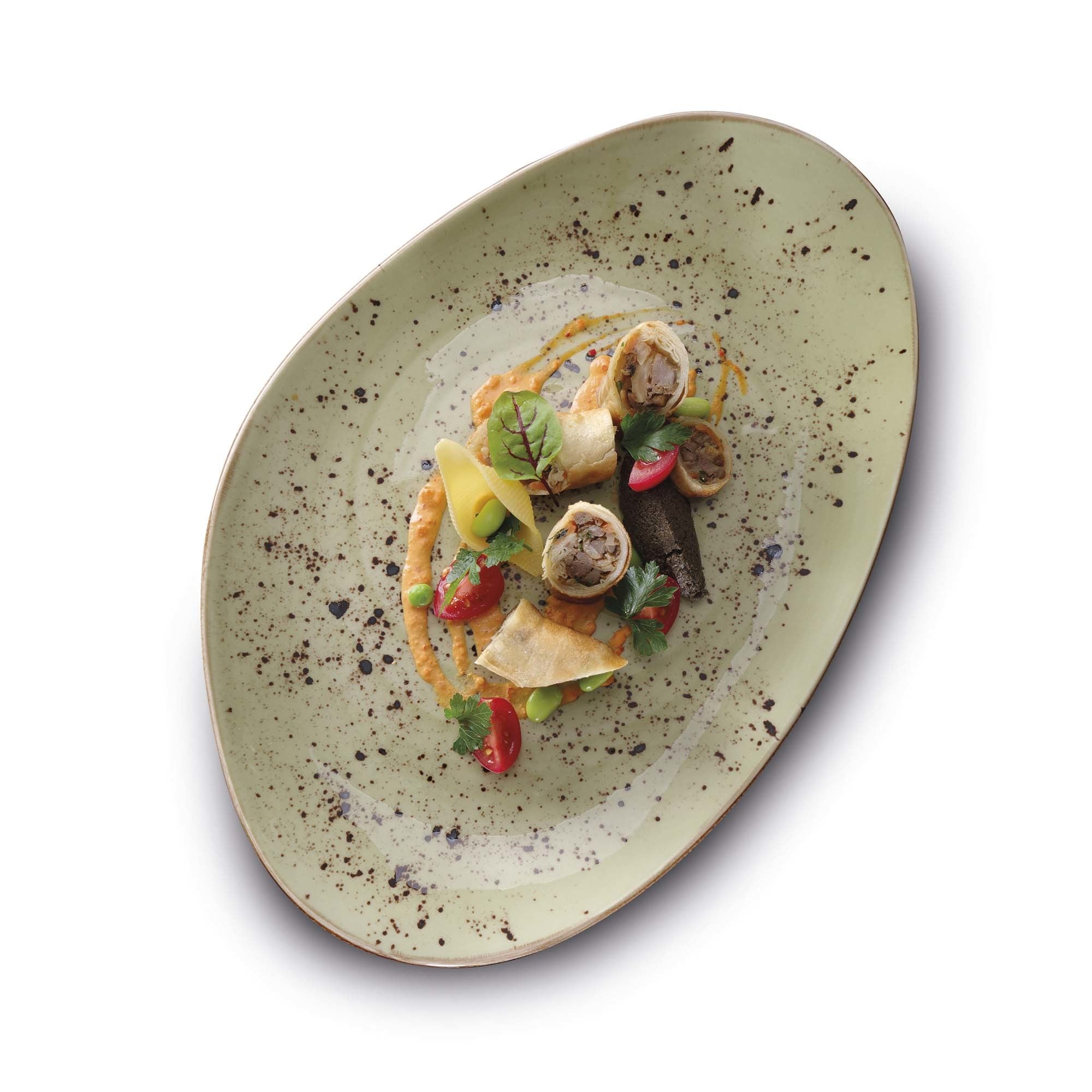 Oliven serveringsfat, 215x180mm, Min. kjøp: 6 - for Storkjøkken - XL - Storkjøkken
