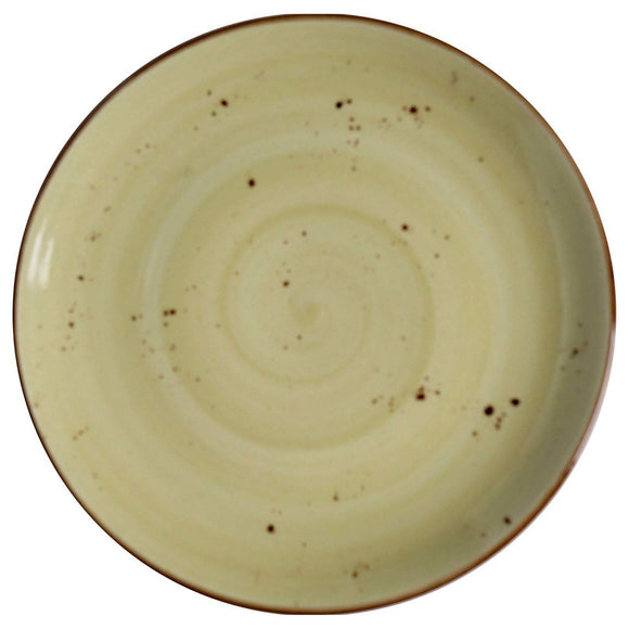 Olivenfarget flat tallerken, 260 mm, Min. kjøp: 6 - for Storkjøkken - XL - Storkjøkken