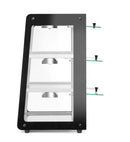 Oppvarmet benkeplateskjerm, 220 - 240V/500W, 472x447x(H)775mm - for Storkjøkken - XL - Storkjøkken