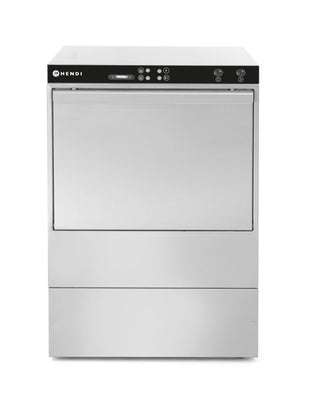 Oppvaskmaskin 50x50 - under benk - Elektromekanisk kontroll, med avløp og vaskemiddelpumpe, 400V/6600W, 600x570X (H) 830mm - for Storkjøkken - XL - Storkjøkken