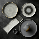 Organisk tallerken med høy kant Stonecast Peppercorn Grey, 200 mm, Min. kjøp: 6 - for Storkjøkken - XL - Storkjøkken