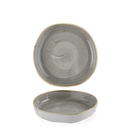 Organisk tallerken med høy kant Stonecast Peppercorn Grey, 200 mm, Min. kjøp: 6 - for Storkjøkken - XL - Storkjøkken