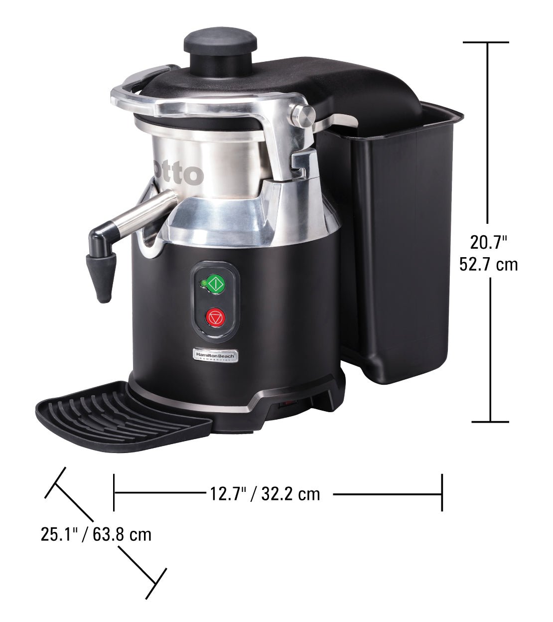 Otto juicepresse, 322 x 638 x (H) 527 mm - for Storkjøkken - XL - Storkjøkken