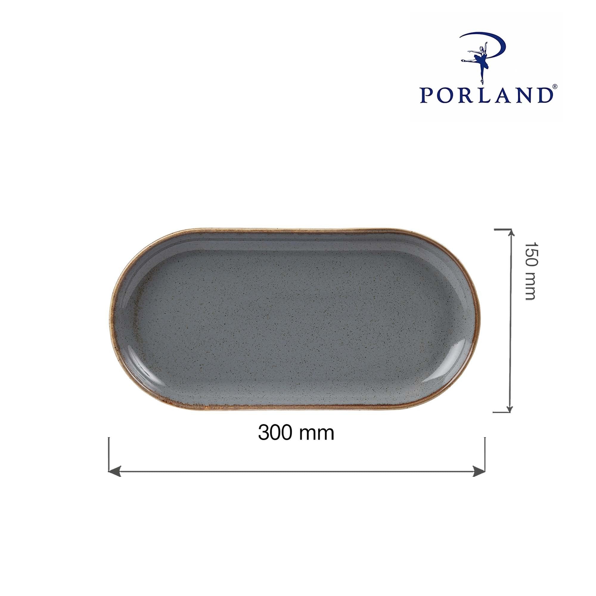 Ovalt fat i stein, 300x150mm, Min. kjøp: 6 - for Storkjøkken - XL - Storkjøkken