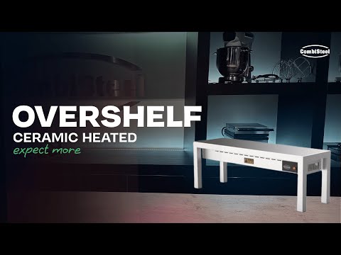 Overhylle keramisk oppvarmet 1 nivå 1000 3 varmere på 250w - for Storkjøkken - XL - Storkjøkken